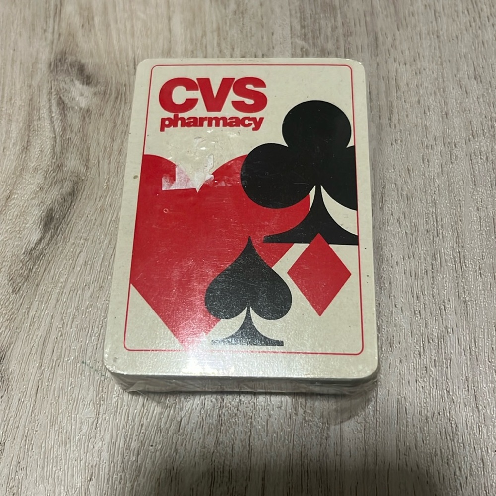 Vintage CVS Pharmacy Playing Cards 1995 Sealed